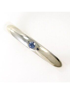 Tiffany & Co Stacking Band 925 Sterling Silver Ring No Sapphire